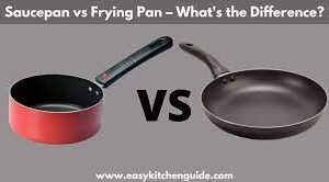 Frying Pan vs Saute Pan