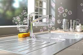 How to clean kitchen sink