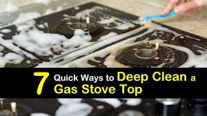 How to clean gas stove burner heads