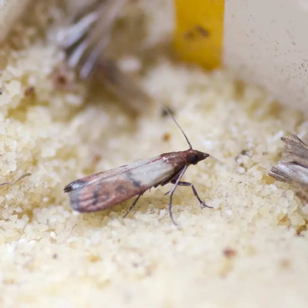 Use pantry moth traps: