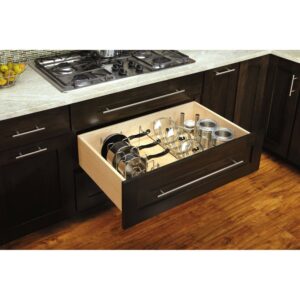 How to organize deep kitchen drawers